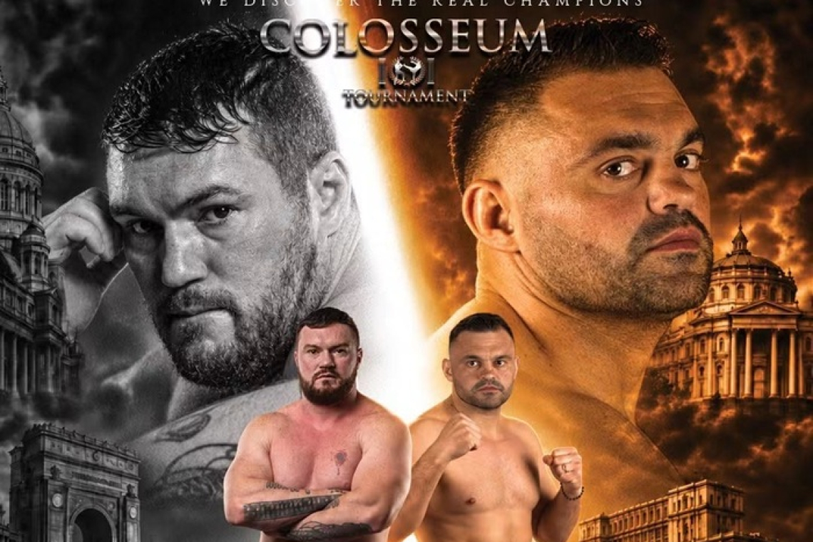 Daniel Alexandru, față în față cu un „colos” de 120 kg la Colosseum Tournament
