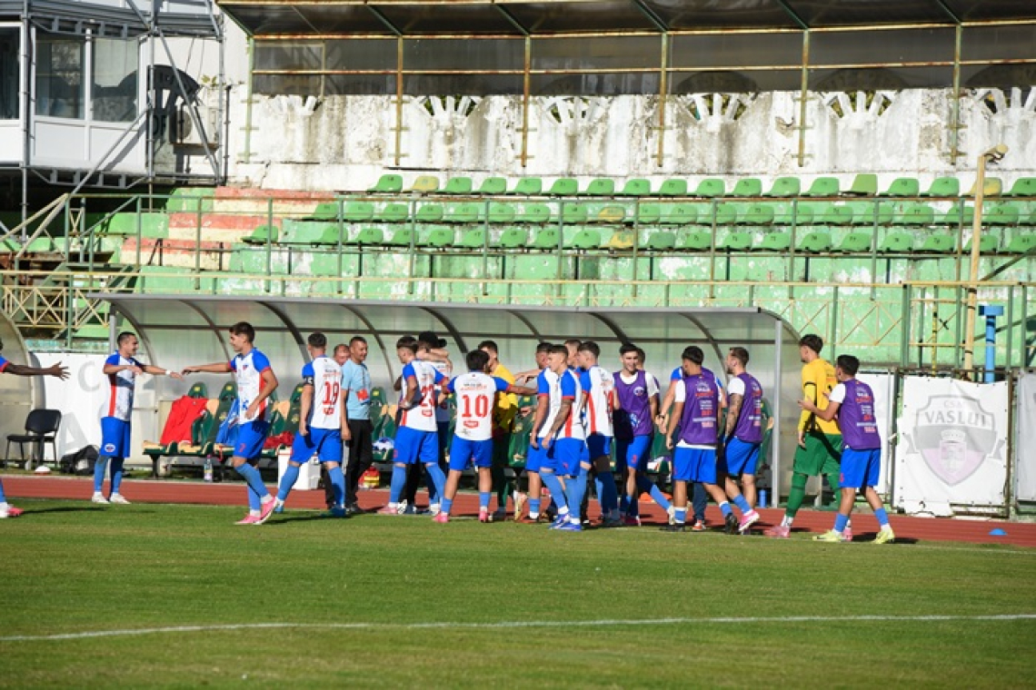 CSM Vaslui, victorie spectaculoasă la Bacău! „Roș-alb-albaștrii” au dat lovitura pe final și rămân lideri în Liga 3
